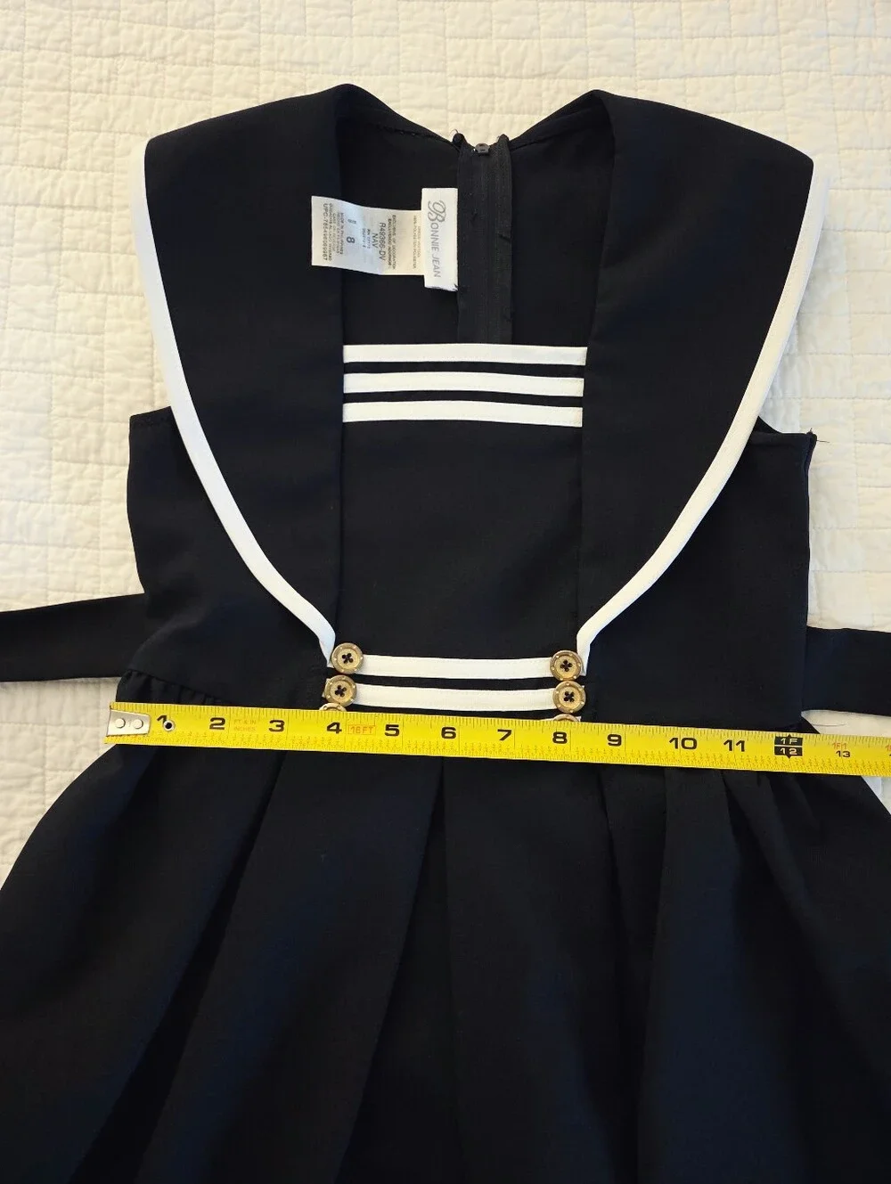 Bonnie Jean Sailor Dress Girls 8